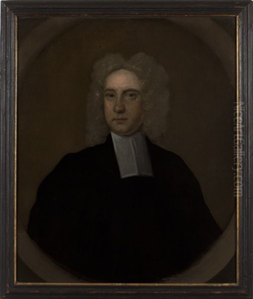 Portrait Of A Clergyman Oil Painting by John Smibert