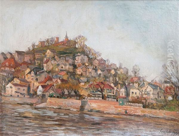 Der Sullberg Von Der Elbe Aus Oil Painting by Emil Leonhard Smidt