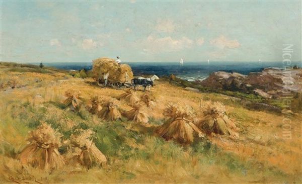 Near Newport Oil Painting by George Henry Smillie