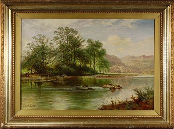 Stream By The Woods Oil Painting by George Henry Smillie