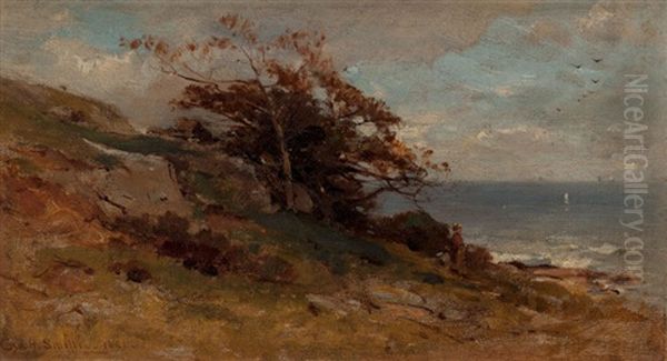 Landscape Near Sea Oil Painting by George Henry Smillie