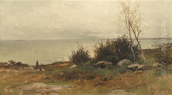 Pigeon Cove, Rockport, Massachusetts Oil Painting by George Henry Smillie