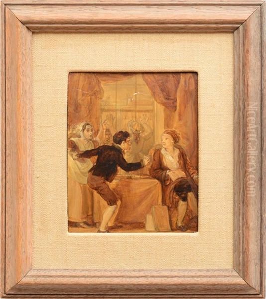 Illustrations For A Play (7 Works) Oil Painting by Robert Smirke