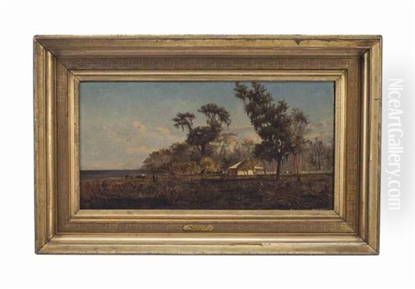 Lake Pontchartrain Farm Oil Painting by Marshall Joseph Smith Jr.