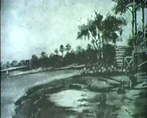 Back Bay, Biloxi Oil Painting by Marshall Joseph Smith Jr.