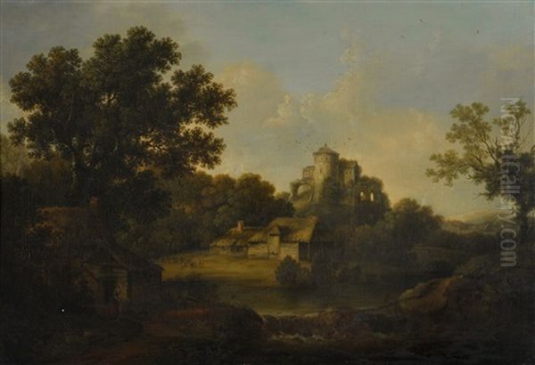 Landscape Oil Painting by George Smith of Chichester