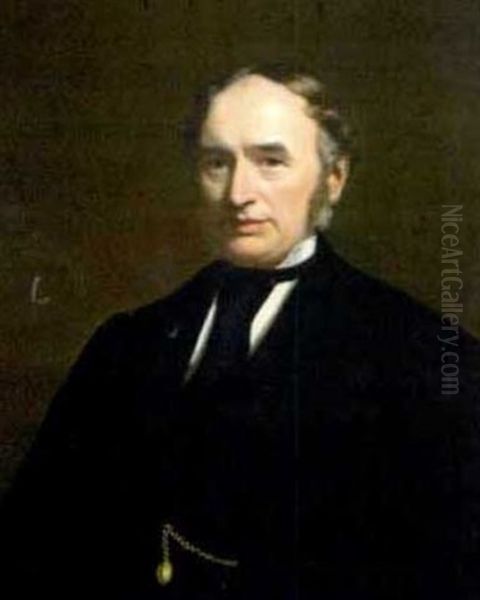 Portrait Of Joseph Burke Oil Painting by Stephen Catterson Smith the Younger