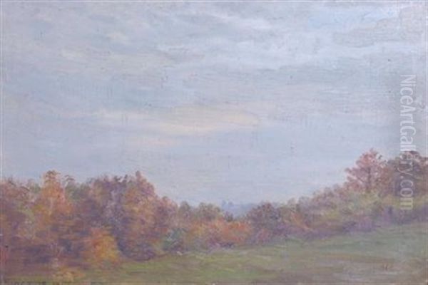 Connecticut Landscape (+ Connecticut Landscape, Smllr; 2 Works) Oil Painting by Albert E. Smith