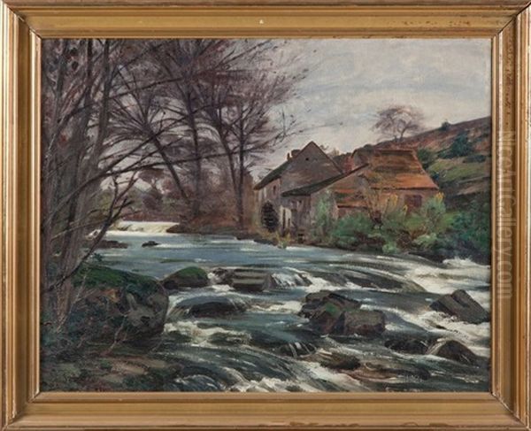 Crozant, La Sedelle En Novembre Oil Painting by Alfred Aloysius Smith