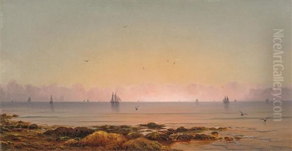 Thimble Islands, Near New Haven Oil Painting by Archibald Cary Smith