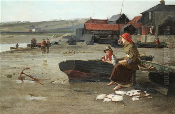 The Day's Catch Oil Painting by Carlton Alfred Smith