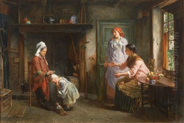 Grandmother's Favorite Oil Painting by Carlton Alfred Smith