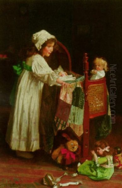 Young Mother Oil Painting by Carlton Alfred Smith