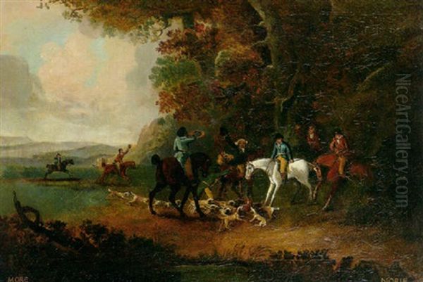 The Hunting Party Oil Painting by Charles Loraine Smith