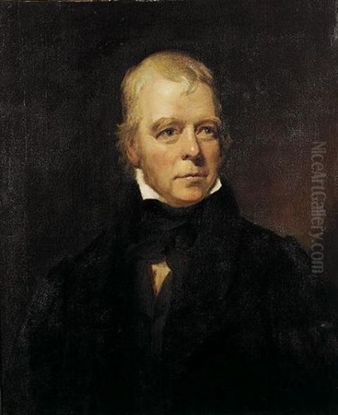 Portrait Of Sir Walter Scott Oil Painting by Colvin Smith