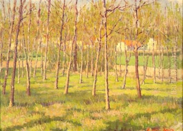 Grove Of Trees Oil Painting by Elmer Boyd Smith