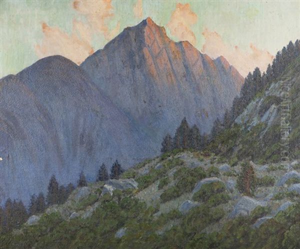 Mt. Morrison, Convict Lake, Eastern Sierras by Ernest Browning Smith