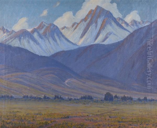 Sierra Landscape Oil Painting by Ernest Browning Smith