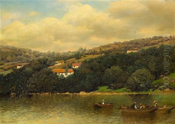 Henry Pember Smith, (american, 1854 - 1907), Fishing Party Oil Painting by Henry Pember Smith