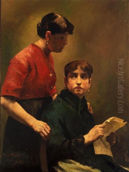 The Letter Oil Painting by Hobbe Smith