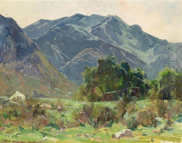 Sierra Cabin Oil Painting by Jack Wilkinson Smith