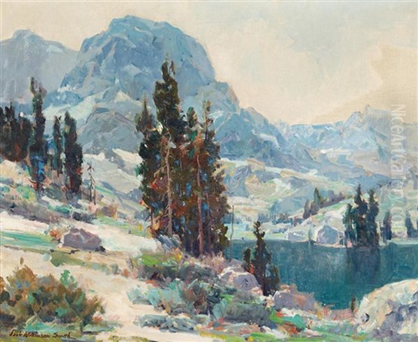 Mt. Hurd Looking Across South Lake Oil Painting by Jack Wilkinson Smith