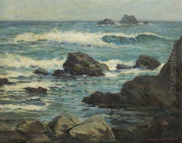 Hazy Day, Monterey, Calif. Oil Painting by Jack Wilkinson Smith