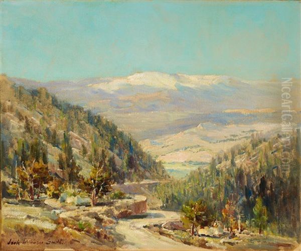 Path To The Valley Oil Painting by Jack Wilkinson Smith