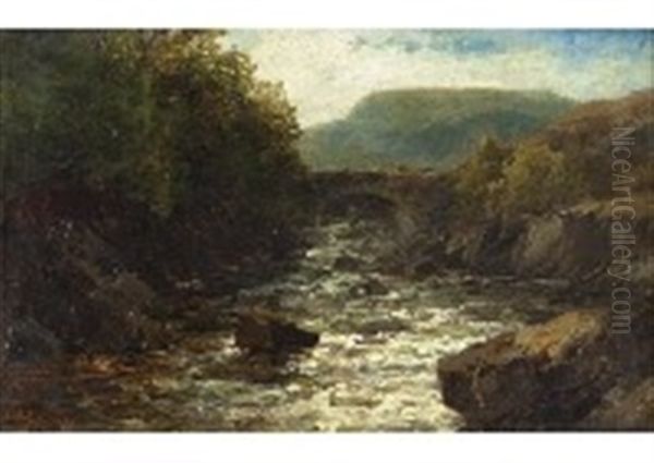 Landscape Oil Painting by James Burrell Smith