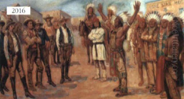 Blue Eagle Comanche Chief: Peace With The Texas Rangers by Jerome Howard Smith