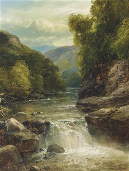 The Trout Stream Oil Painting by John Brandon Smith