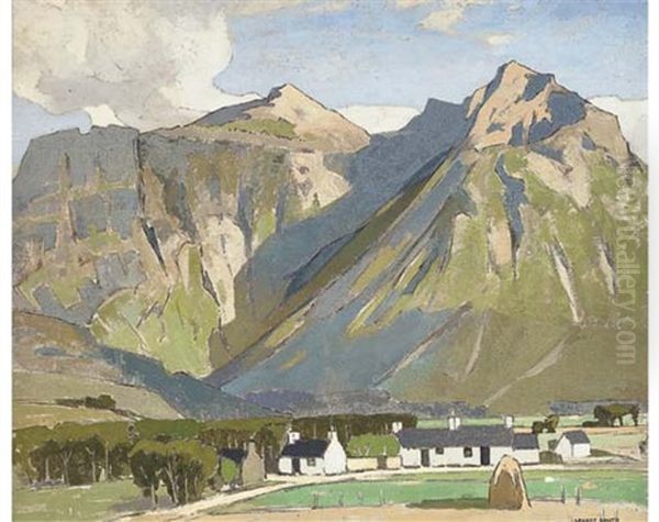 Near Glencoe Oil Painting by John Guthrie Spence Smith