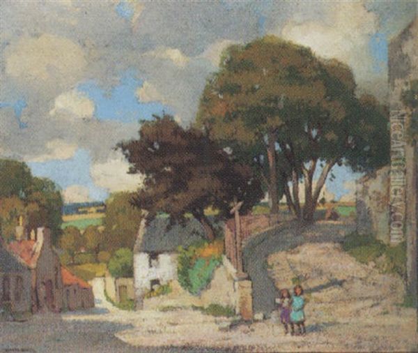 A Corner At Ceres, Fife by John Guthrie Spence Smith