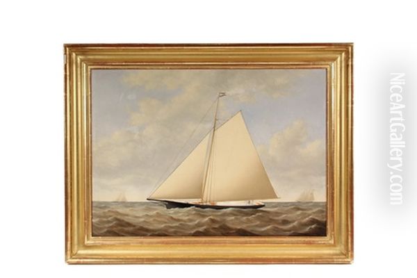 The Sloop Julia Wins The Champion Prize Oil Painting by Joseph B. Smith