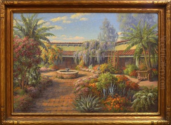 San Juan, Capistrano Oil Painting by Marius Smith