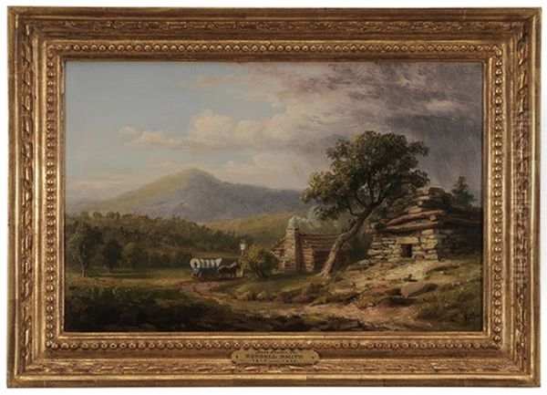 Near Lauden, Pennsylvania Oil Painting by Russell Smith