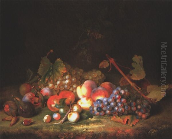 Stillleben Mit Fruchten Oil Painting by William Smith