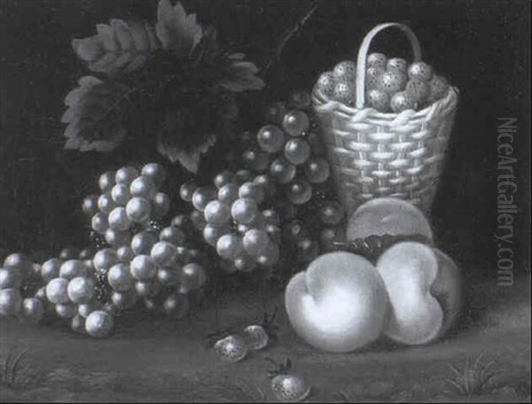 Still Life Of Fruit Oil Painting by William Smith