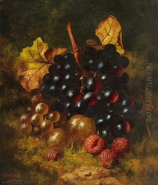 Fruchtestillleben (2 Works) Oil Painting by William H. Smith