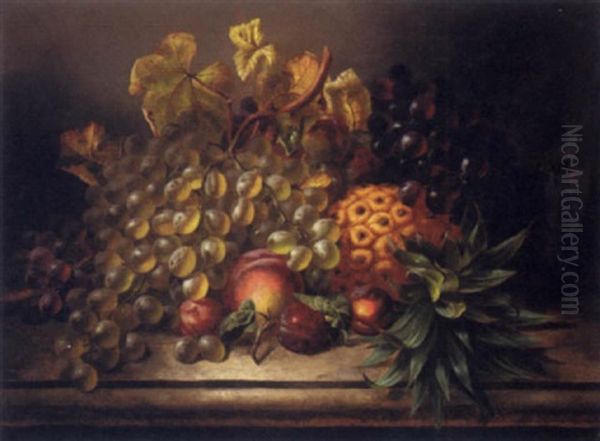 Still Life Of Fruit Oil Painting by William Harding Smith