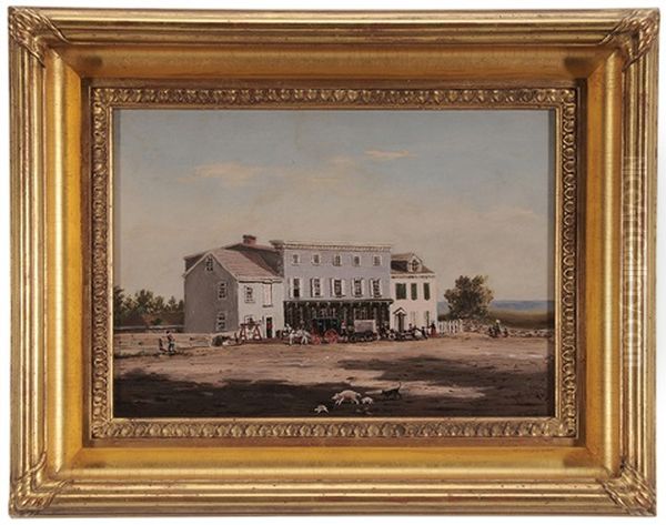 Sketch For John Rorer's House, Branchtown Oil Painting by Xanthus Russell Smith