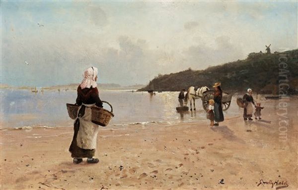 From Brittany Oil Painting by Frithjof Smith-Hald