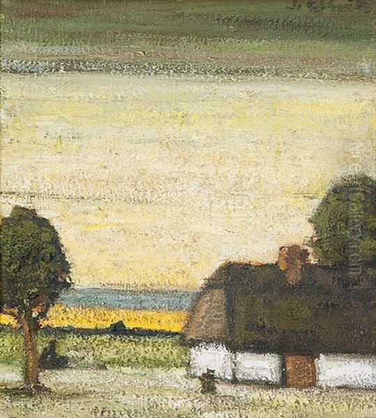 Petite Ferme Oil Painting by Jacobs (Jakob) Smits