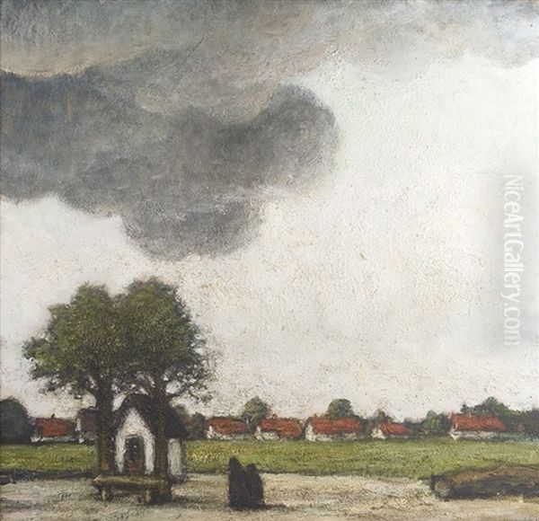 La Petite Chapelle Oil Painting by Jacobs (Jakob) Smits