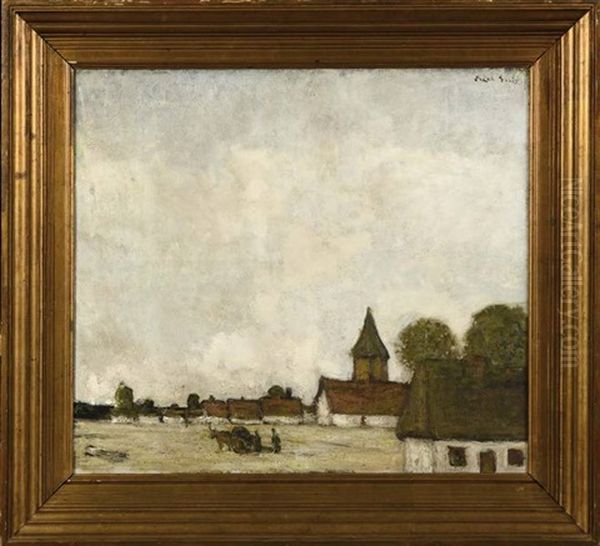 Le Hameau Oil Painting by Jacobs (Jakob) Smits