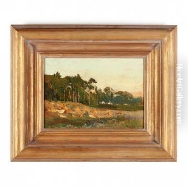 New Hampshire Wood Edge Oil Painting by Eugene Leslie Smythe