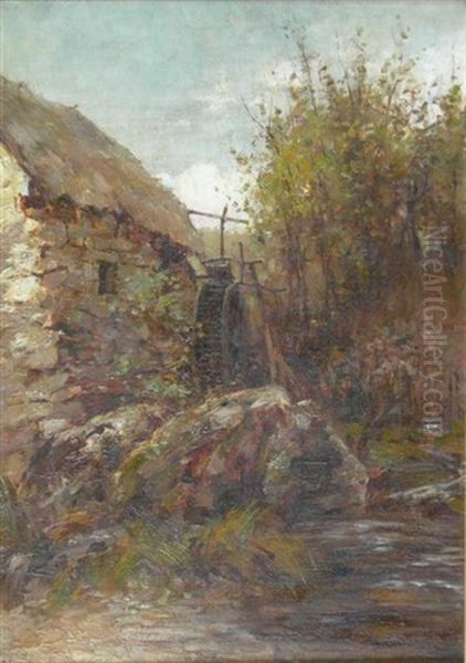 The Old Watermill (+ Another; 2 Works) by James Herbert Snell