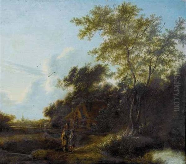 Landschaft Mit Figuren Oil Painting by Jan Snellinck III