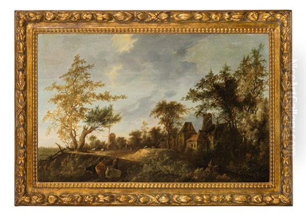 Paesaggio Oil Painting by Jan Snellinck the Elder