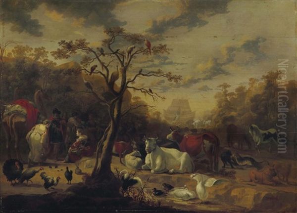 Noah's Ark Oil Painting by Cornelis Snellinck